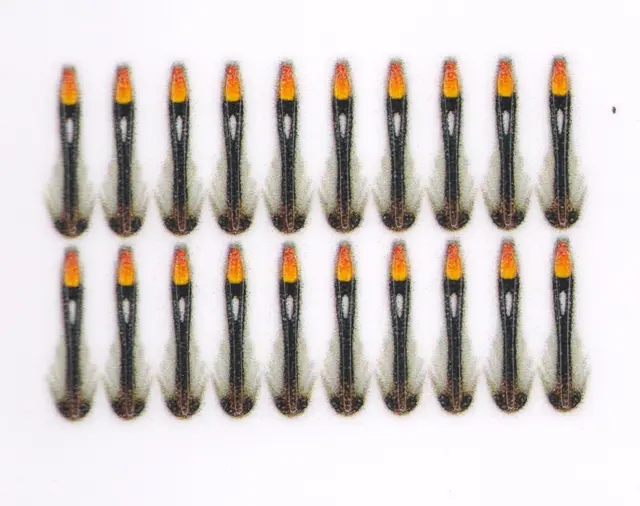 Semperfli Synthetic Jungle Cock 10mm Hot Orange 