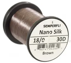 Semperfli Nano Silk Ultra 30D 18/0 Brown