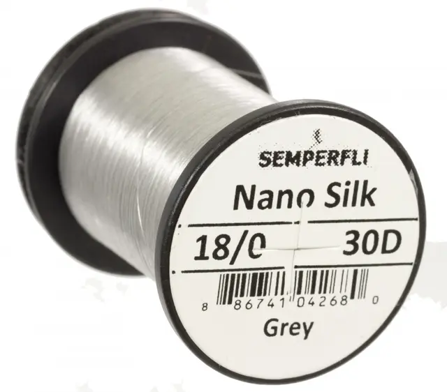 Semperfli Nano Silk Ultra 30D 18/0 Grey 