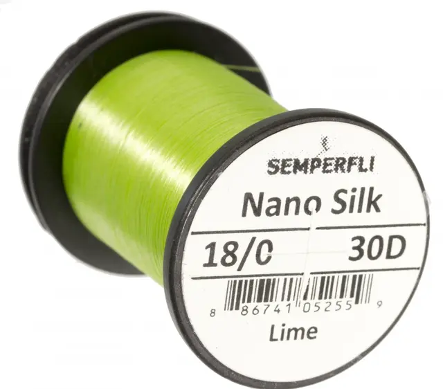 Semperfli Nano Silk Ultra 30D 18/0 Lime Green 