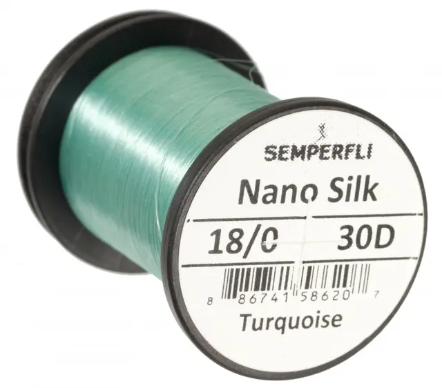 Semperfli Nano Silk Ultra 30D 18/0 Turquoise 