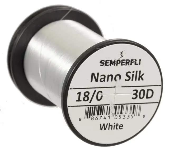 Semperfli Nano Silk Ultra 30D 18/0 White 