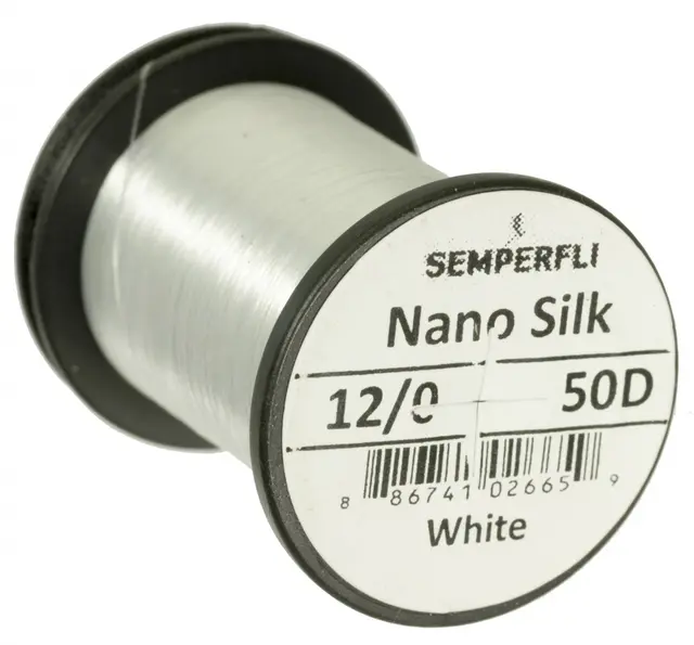 Semperfli Nano Silk 50D 12/0 White 