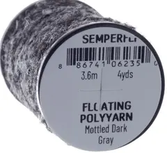 Semperfli Dry Fly Polyyarn Mottled Dark Grey