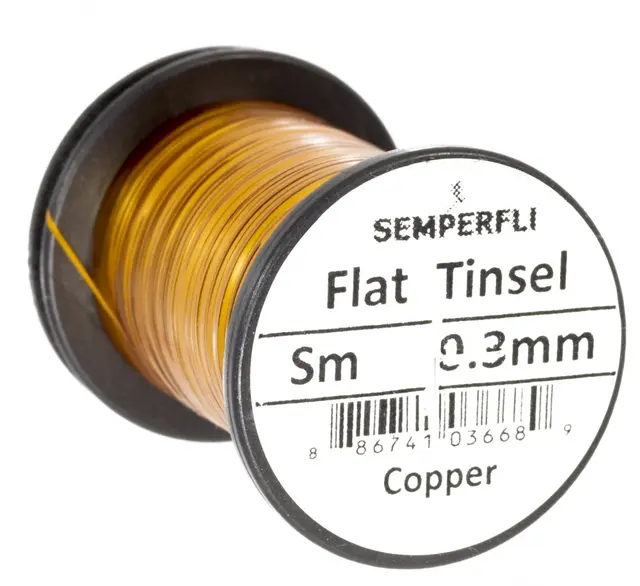 Semperfli Flat Tinsel Copper Small 