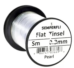 Semperfli Flat Tinsel Pearl Small