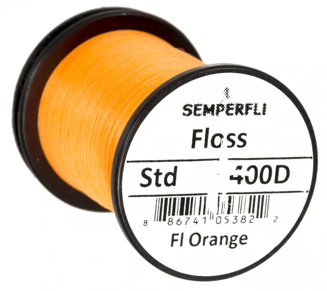 Semperfli Fly Tying Floss 400D Fluoro Orange 