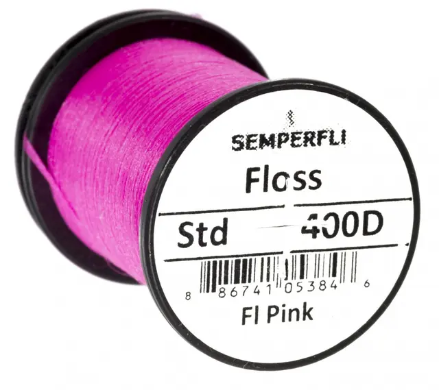 Semperfli Fly Tying Floss 400D Fluoro Pink 