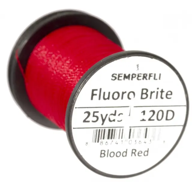 Semperfli Fluoro Brite Blood Red 