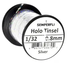 Semperfli Holographic Tinsel Silver Medium