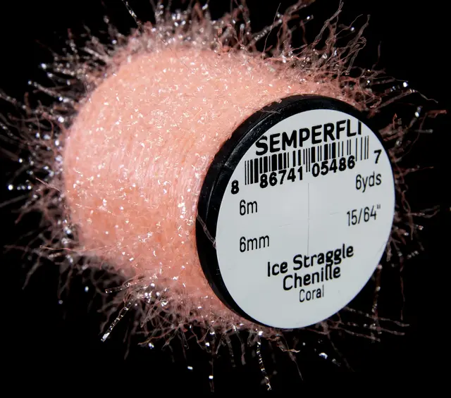 Semperfli Ice Straggle Chenille Coral 