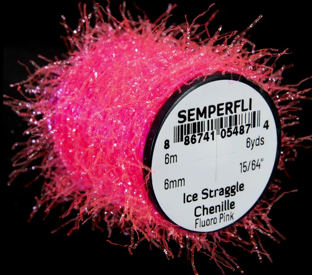 Semperfli Ice Straggle Chenille Fl. Pink 