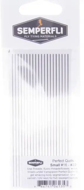 Semperfli Perfect Quills Synthetic Small - Transparent 