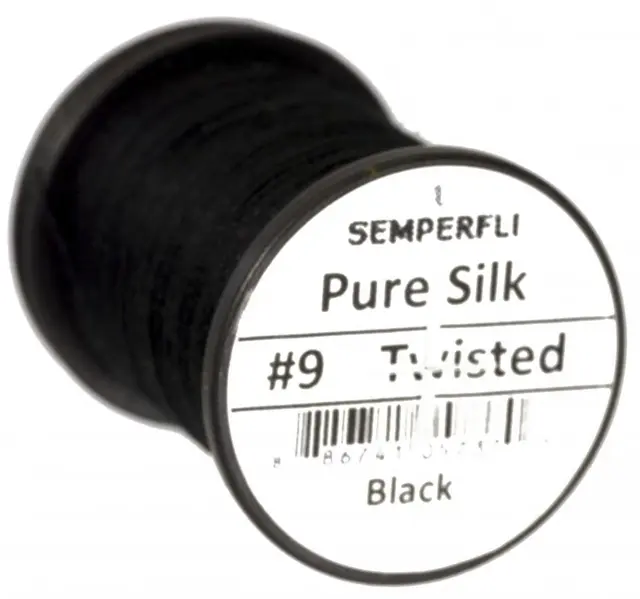 Semperfli Pure Silk Black -#9 