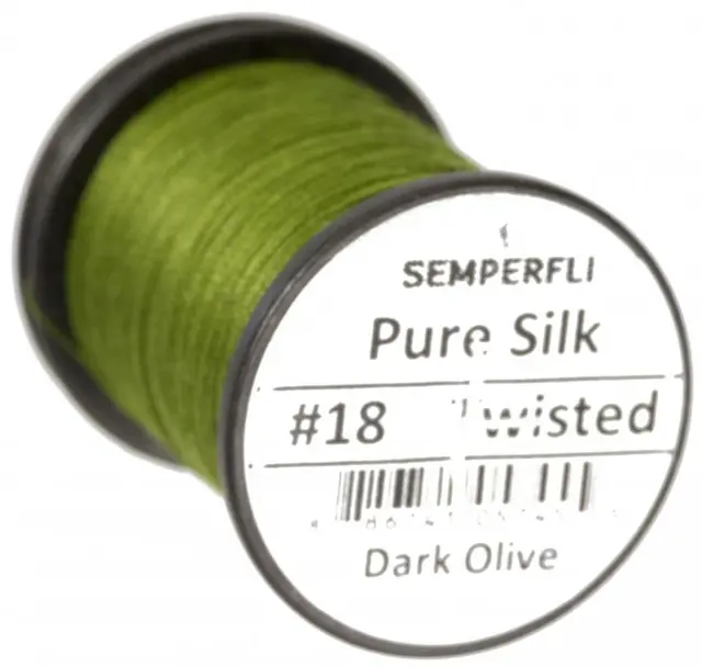 Semperfli Pure Silk Dark Olive - #18 