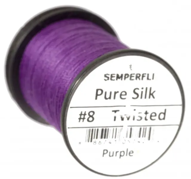 Semperfli Pure Silk Purple - #8 