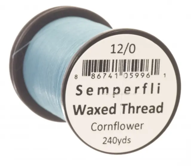 Semperfli Classic Waxed Thread Corn Cornflower 12/0 