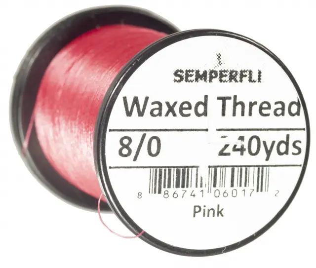 Semperfli Classic Waxed Thread Pink Pink 3/0 