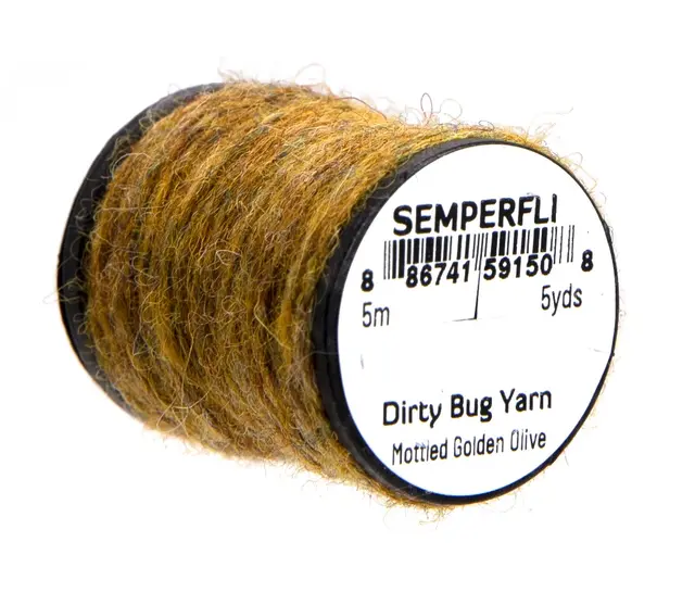 Semperfli Dirty Bug Yarn Mottled Golden Olive 