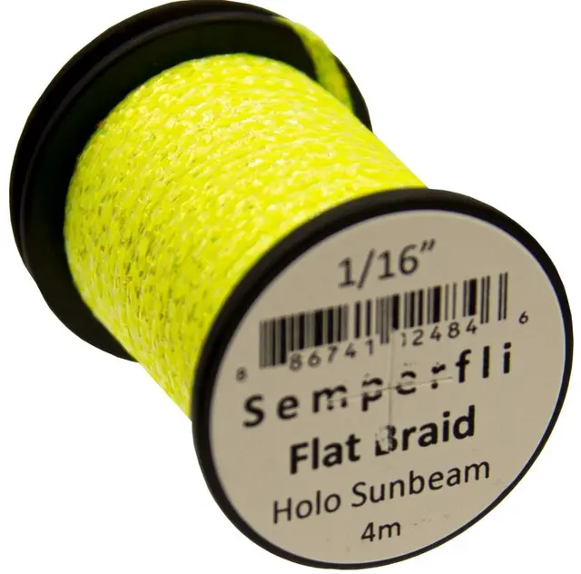 Semperfli Flat Braid 1,5mm Holo Sunbeam 