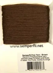 Semperfli Poly-Yarn Brown