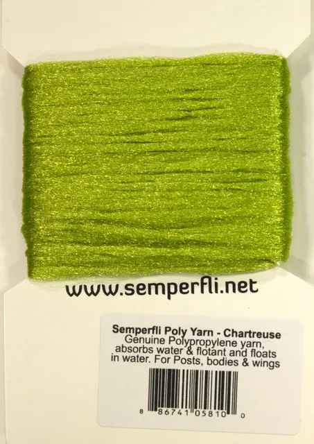 Semperfli Poly-Yarn Chartreuse 