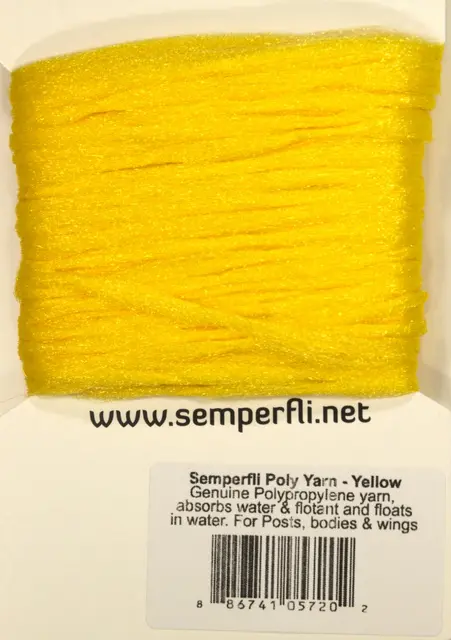 Semperfli Poly-Yarn Yellow 