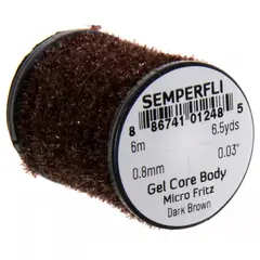 Semperfli Gel Core Body Dark Brown 6 meter Micro Fritz
