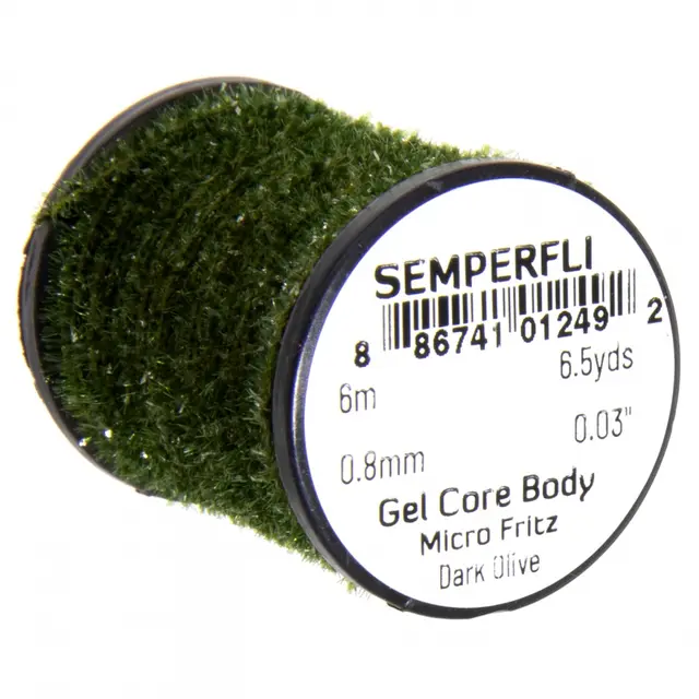 Semperfli Gel Core Body Dark Olive 6 meter Micro Fritz 