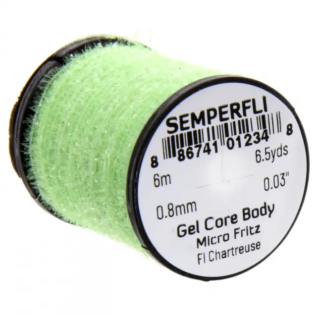 Semperfli Gel Core Body Fl Chartreuse 6 meter Micro Fritz 