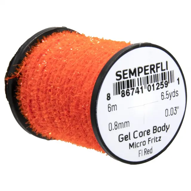Semperfli Gel Core Body Fl. Red 6 meter Micro Fritz 
