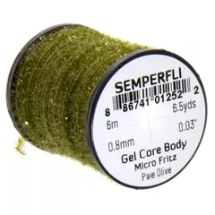 Semperfli Gel Core Body Pale Olive 6 meter Micro Fritz