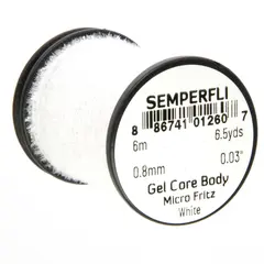 Semperfli Gel Core Body White 6 meter Micro Fritz