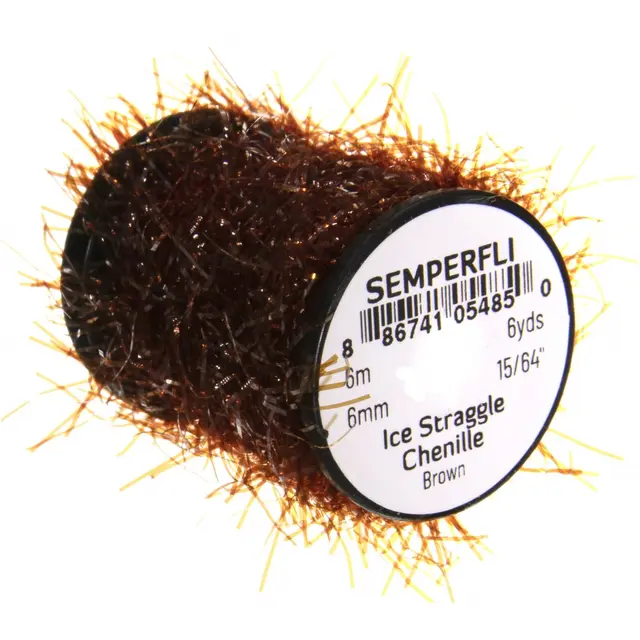 Semperfli Ice Straggle Chenille Brown 