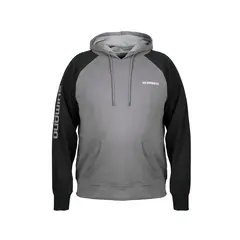 Shimano Pull Over Hoodie Grey M Behagelig hettegenser med frontlomme