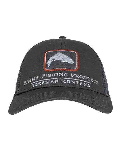 Simms Trout Icon Trucker Carbon Carbon 