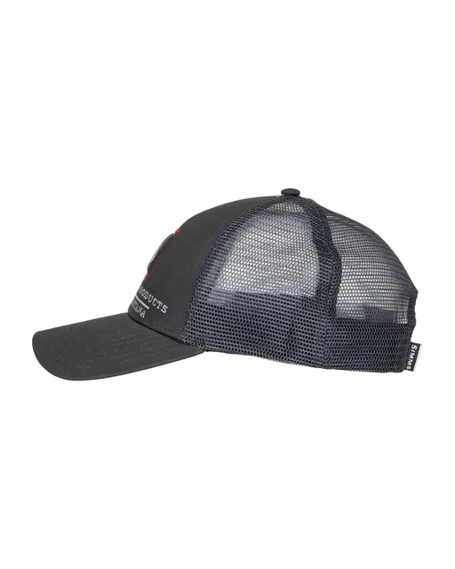 Simms Trout Icon Trucker Carbon Carbon 