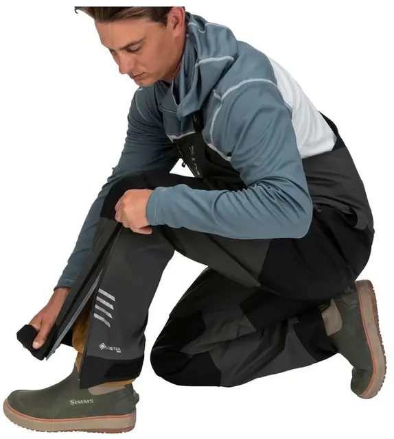 Simms ProDry Bib Black XS Lett og slitesterk bib 