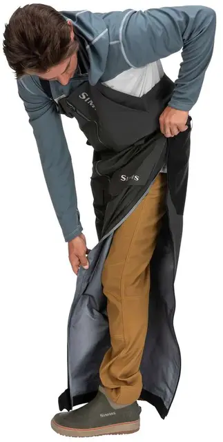 Simms ProDry Bib Black XS Lett og slitesterk bib 