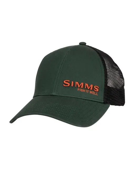 Simms Fish It Well Forever Trucker Foliage 