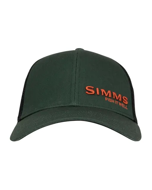 Simms Fish It Well Forever Trucker Foliage 