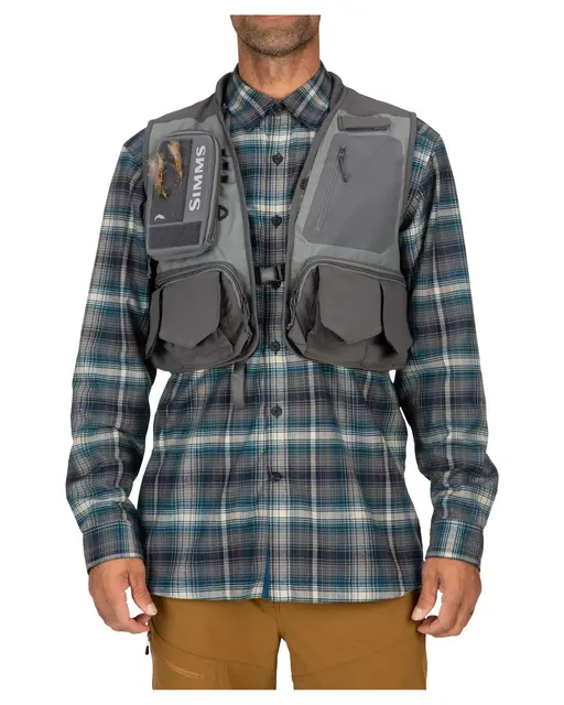 Simms Freestone Vest S Pewter 