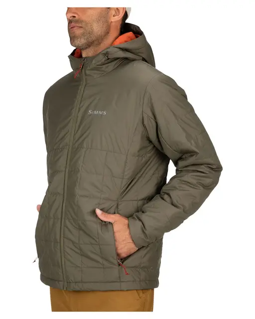 Simms Fall Run Hoody Chestnut M Primaloft jakke 