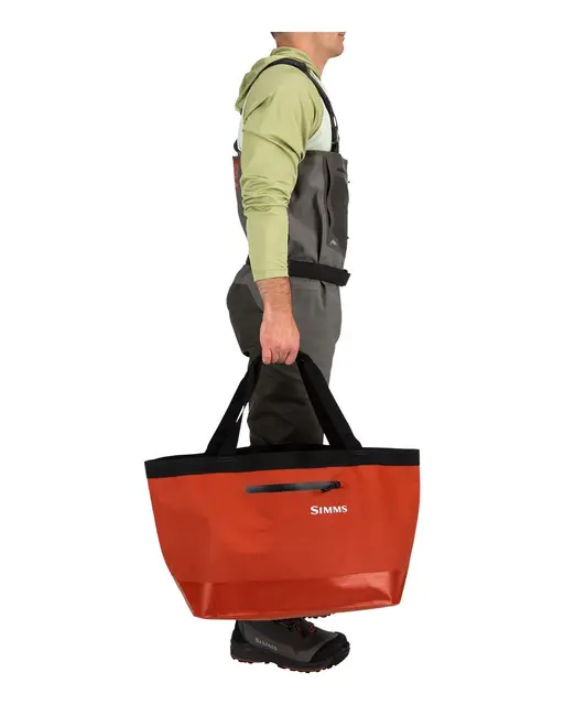 Simms Dry Creek Simple Tote 50L Simms Orange 