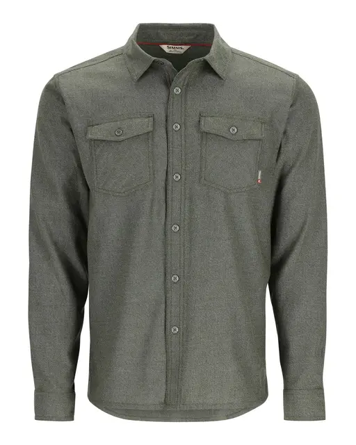 Simms Shoal Flannel Shirt Riffle G M Stilig og behagelig flannelskjorte 