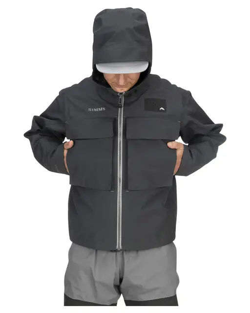 Simms Guide Classic Jacket S Carbon 