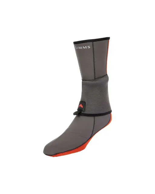 Simms Flyweight Neoprene Wading Sock M Pewter Wet 