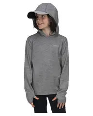 Simms Kid's BugStopper Hoody Steel Heather