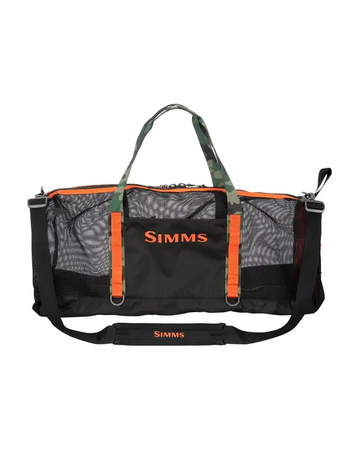 Simms Challenger Mesh Duffel 60L Black 