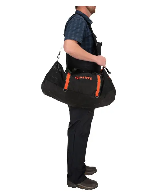 Simms Challenger Mesh Duffel 60L Black 